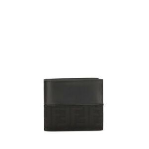 Fendi Men Ff Jacquard Bifold Wallet